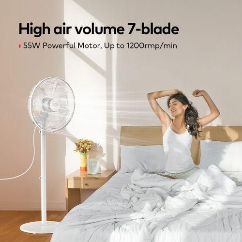 itel 16 Inch Electric Fan 3 Speed Powerful Airflow Elegant Design- IF-AC16L