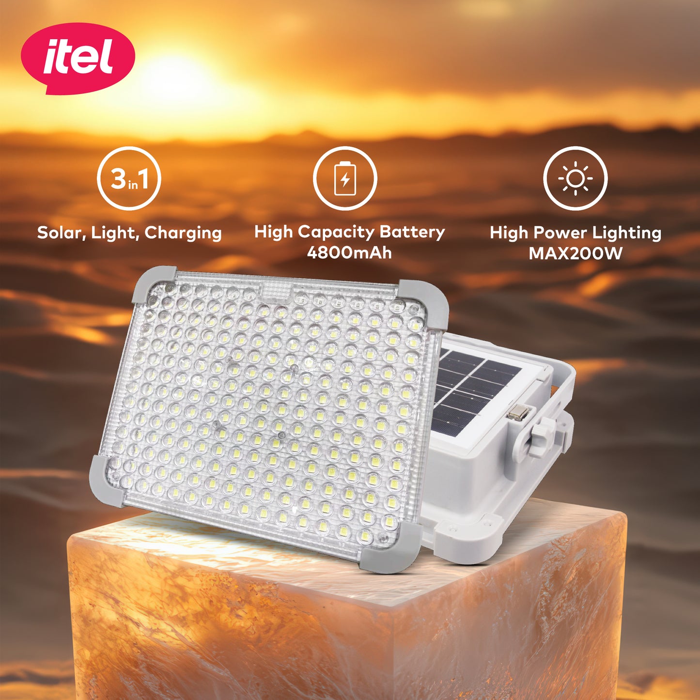 itel ISL-002 Solar Light L2 4,800mAh