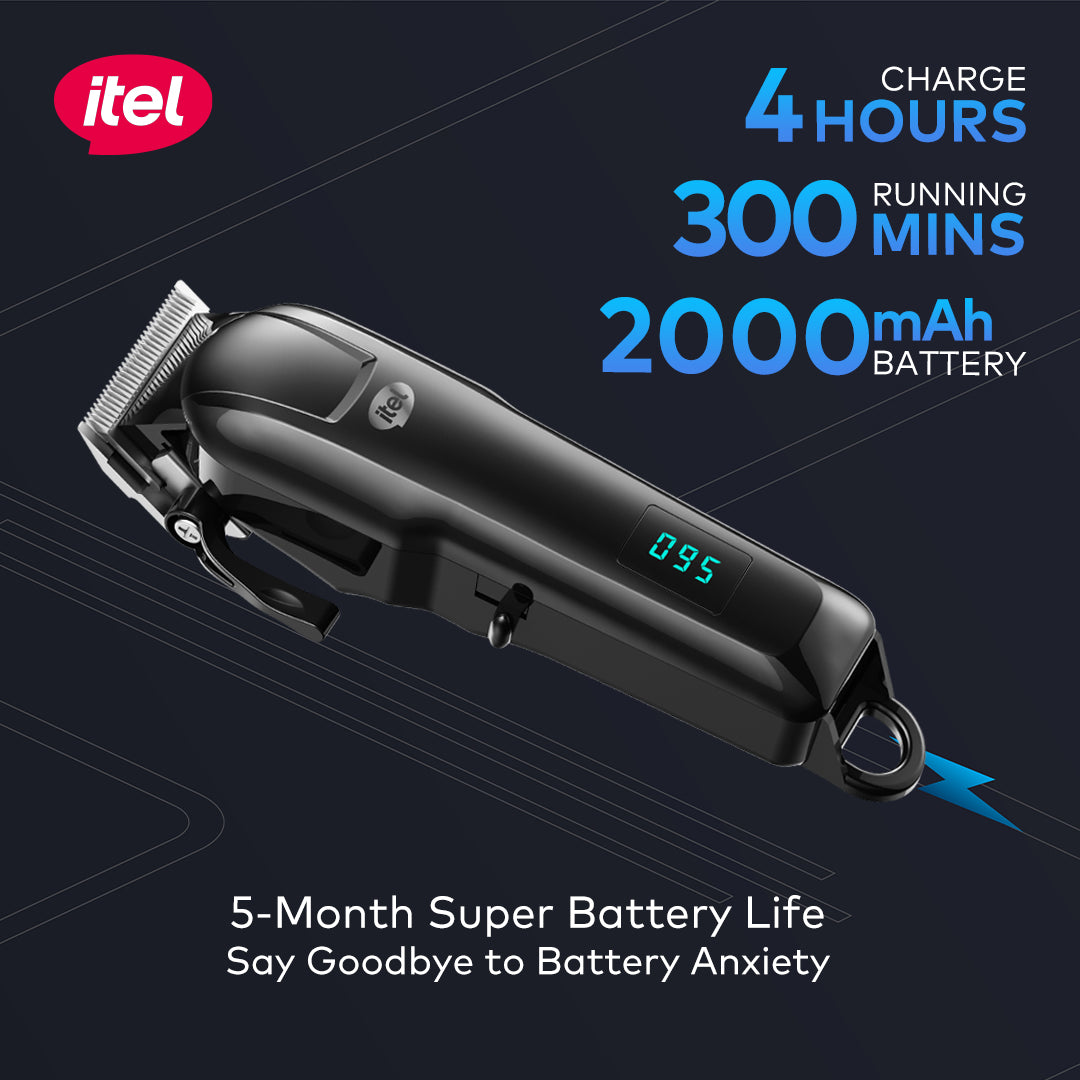 itel IHC-33 Classic 2-Hair Clipper IHC-33 Sharp Cut & Digital Display