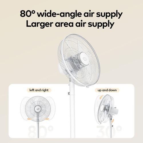 itel 16 Inch Electric Fan 3 Speed Powerful Airflow Elegant Design- IF-AC16L