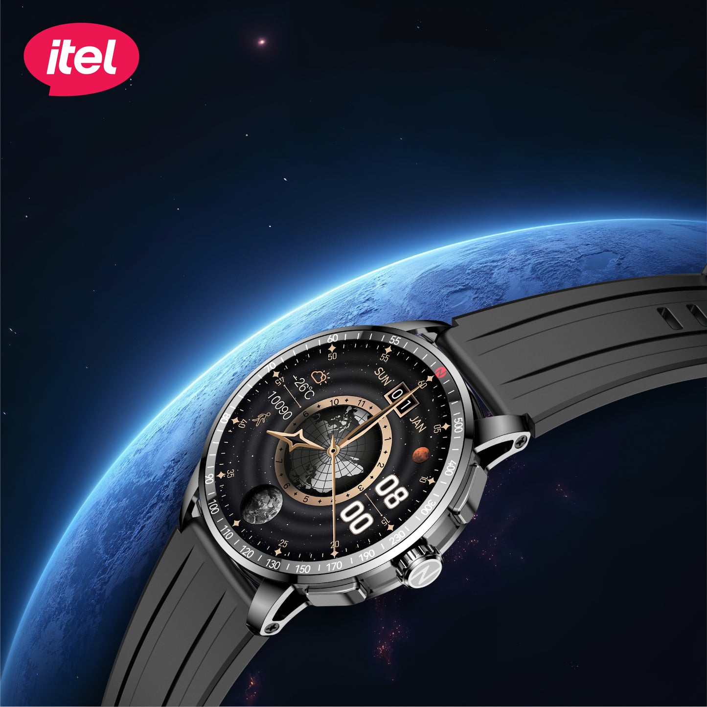 Itel Horizon ISW-N8 1.43inch AMOLED Screen Smart Watch