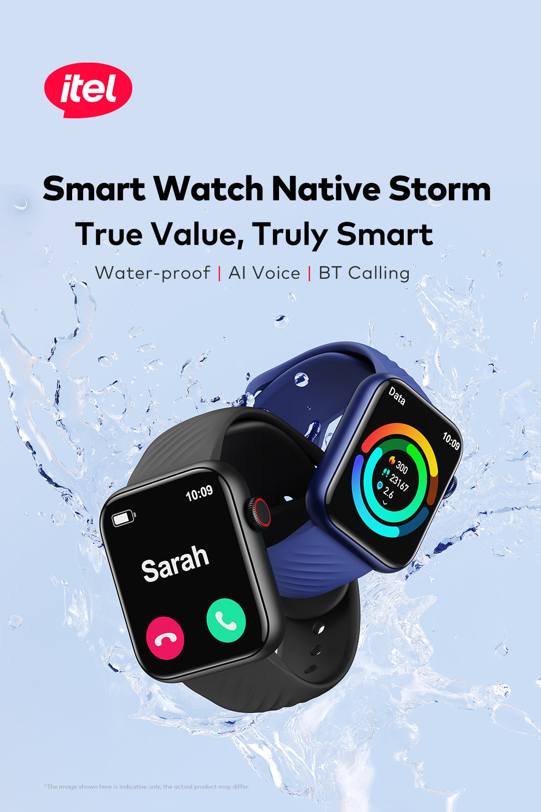 itel Smartwatch O11 Native Storm 3-Days Standby 24H Health Monitor