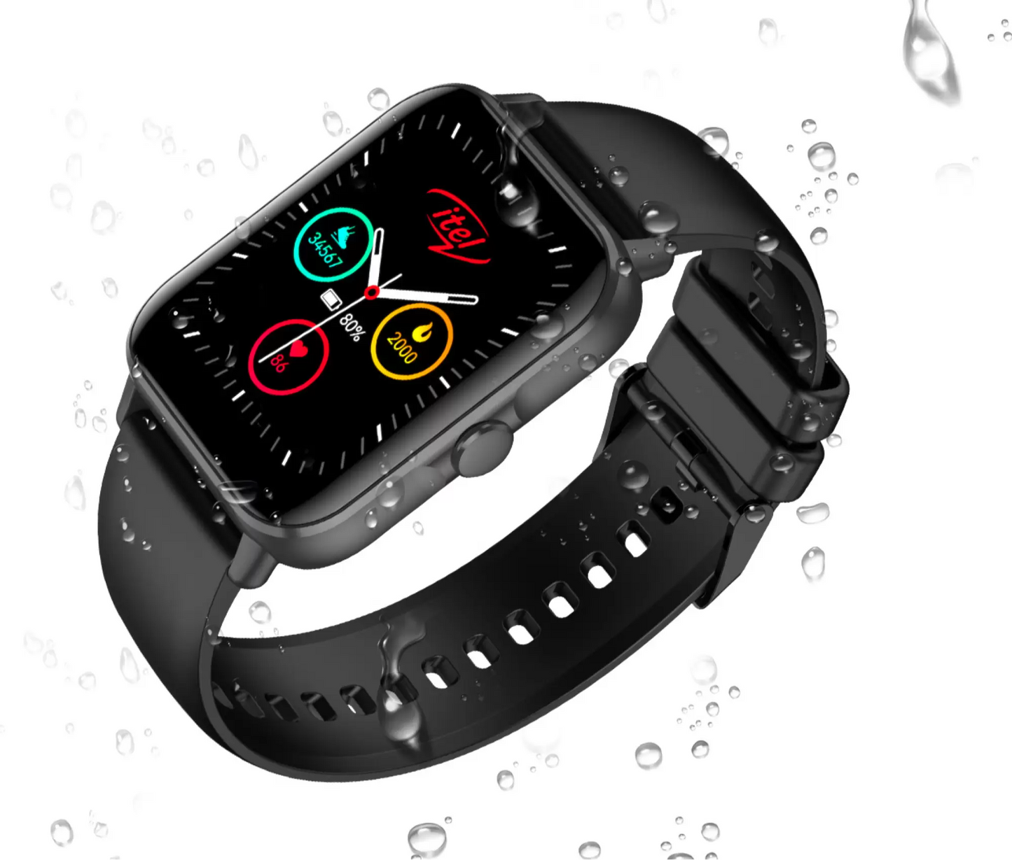 Itel ISW 12 Bluetooth Smart Watch, 165 G