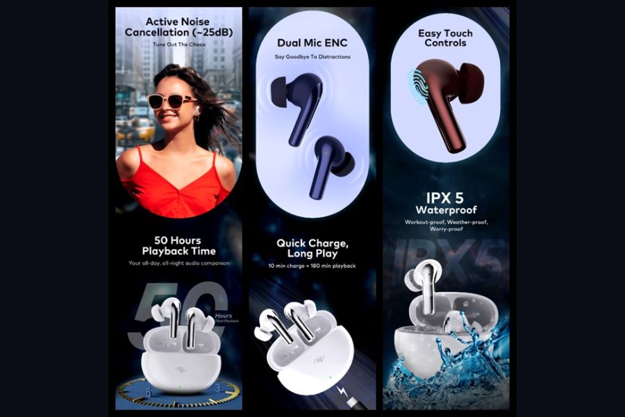 Itel Buds Ace ANC with up to 25dB ANC, 50h total playback launched ear-pods